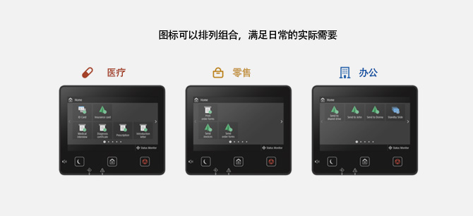 新升级5.0英寸彩色触摸显示屏,定制专属于您的功能页面