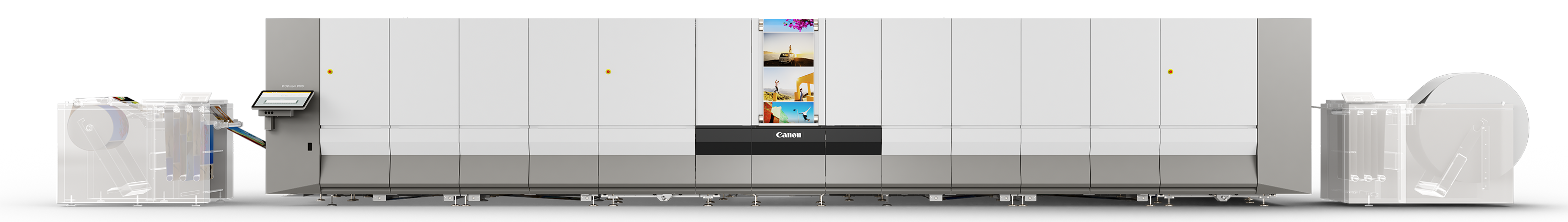 佳能 ProStream 2000 系列数码喷墨打印机在个性化定制与大规模生产中灵活切换，高效应对多样化市场需求