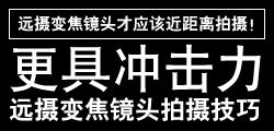 远景拉近非远摄变焦镜头莫属！ - 更具冲击力的远摄变焦镜头拍摄技巧